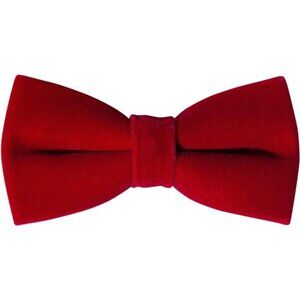 Velvet Bow Ties for Men Style-red